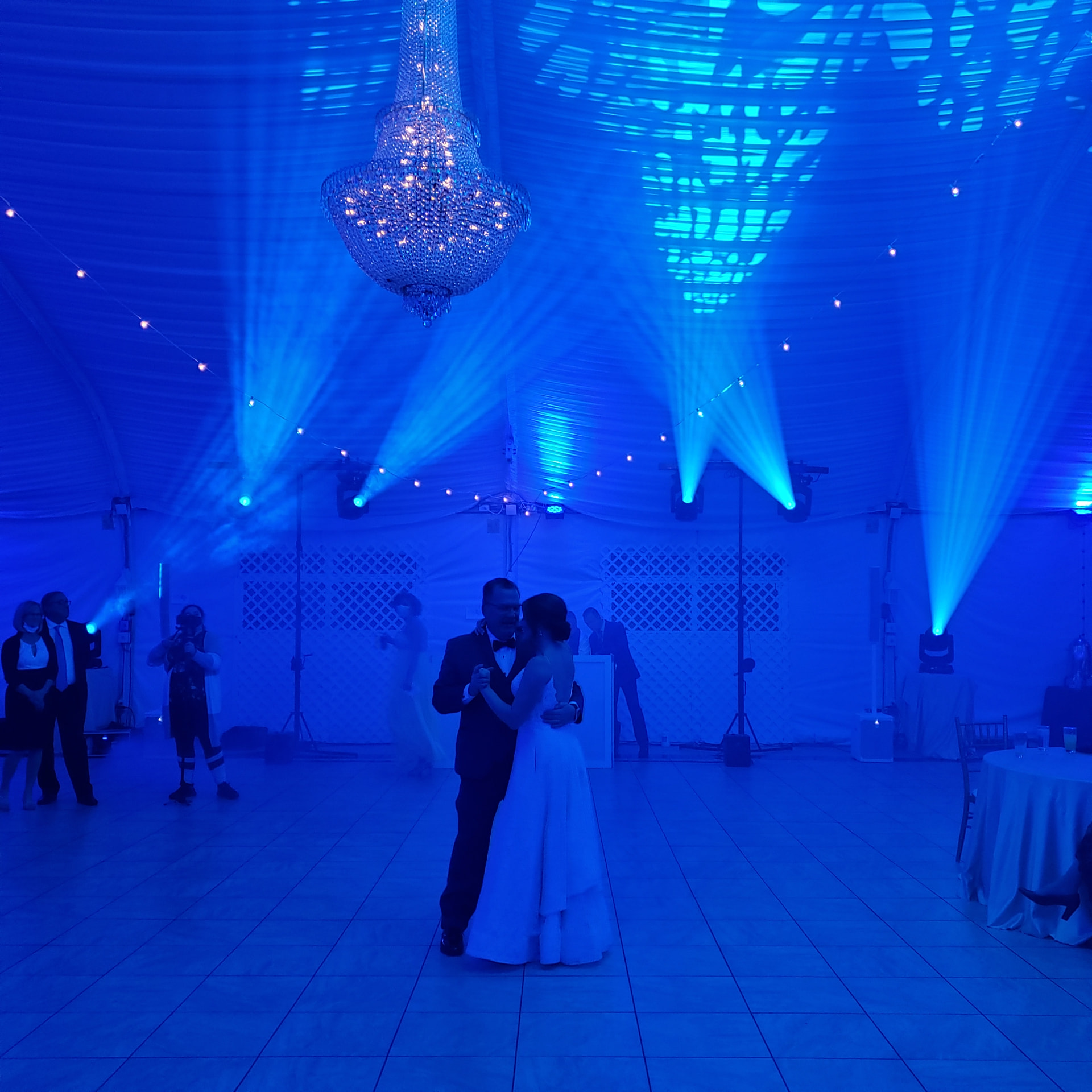 First dance under the tent